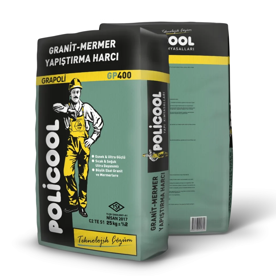 Grapoli Granit-Mermer ve Doğal Taş Yapıştırma Harcı